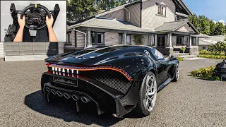 Bugatti La Voiture Noire | The Crew Motorfest | Steering Wheel Gameplay