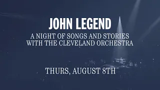 An Evening with John Legend | A Night of Songs and Stories