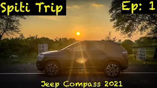 Ep 1: Spiti valley trip in jeep compass 2021  | Bangalore to Delhi | Sagar
