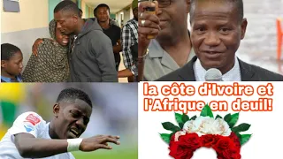 les propos forts de max Alain gradel après la mort de son père. les éléphants sont en deuil.