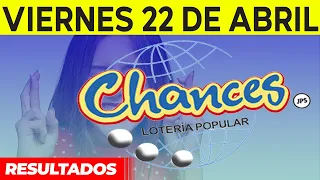 Sorteo Loteria popular Chances del viernes 22 de abril del 2022