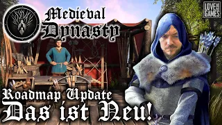 🏰 MEDIEVAL DYNASTY 🏰 - Roadmap Update 5 - Marktstand - Luchs - Flirten - alles erklärt - deutsch