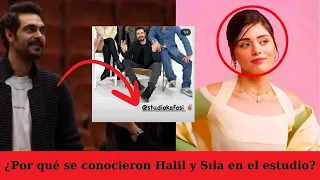 Why did Halil and Sıla meet in the studio?