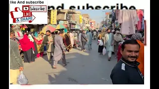 CITY WALK  Walking in Hyderabad city of Pakistan [Resham Bazaar Market] 4K HD