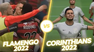 Flamengo 1 x 1 Corinthians | Pênaltis 6 x 5 - Final da Copa do Brasil 2022 | Recriado no FIFA 23 !!