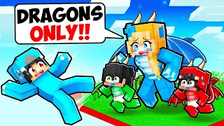 Having A DRAGON FAMILY In Minecraft!