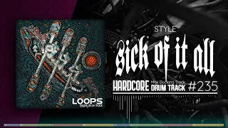 Hardcore Drum Track / Sick of It All Style / 180 bpm