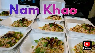 Is this the best Lao Street Food? Nam Khao (Lao crispy rice salad)