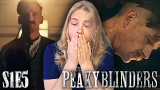 THAT scene had my heart racing😰 | PEAKY BLINDERS 1x05 REACTION