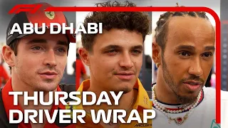 Thursday Driver Wrap | 2023 Abu Dhabi Grand Prix