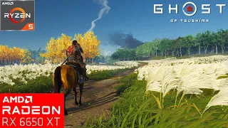 RX 6650 XT - Ghost of Tsushima PC - 1440P, 1080P, Frame Generation -