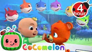 Learning Colors With Baby Shark + More | Cocomelon - Nursery Rhymes | Fun Cartoons For Kids