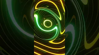 #shorts VJ #LOOP NEON Green Yellow Gradient Aesthetic Waves #Abstract #Background Video 4k