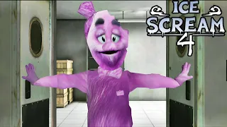 Rod Is Grimace Shake In Ice Scream 4 Full Gameplay