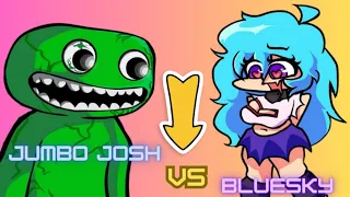 ⭐GARTEN OF BANBAN ⭐ vs Friday Night Funkin MOD (Jumbo Josh vs BlueSky)