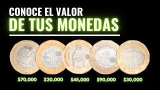Conoce el Valor de tus Monedas / Esto valen cada una de las Monedas de $20 pesos