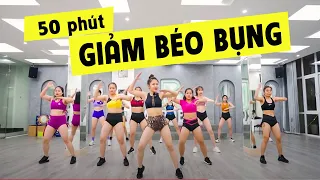 Exercise to reduce belly fat with AEROBIC BAO NGOC (50 minutes of exercise)