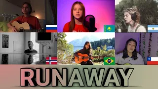 Quem Cantou Melhor? Cover Runaway (Chile,Rússia,Argentina,Noruega,Brasil,Cazaquistão)