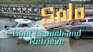 Solo Boat Launch and Retrieve for my Antares 7- How I do it with Mercedes ML350 Bluetec