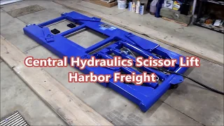 Central Hydraulics Scissor Lift - Harbor Freight - Full Throttle Reviews