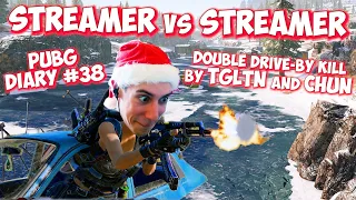 ChocoTaco Lurn ibiza TGLTN | Double Drive-By Kill | Streamer Vs Streamer | PUBG DIARY #38