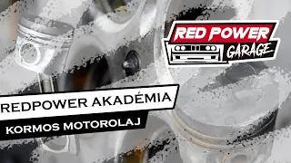 REDPOWER AKADÉMIA S1E1: Mitől lesz kormos a motorolaj? #redpowergarage #vörösjenő