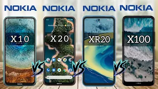 Nokia X10 VS Nokia X20 VS Nokia XR20  VS Nokia X100 Full Comparison