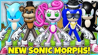 Find The Sonic Morphs - How to get ALL 25 NEW SONIC MORPHS + BADGES (ROBLOX)