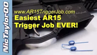 Easiest, Least Expensive AR15 Trigger Job Ever!