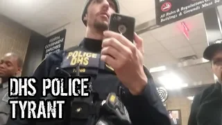 Man Gets Kicked Out Of A Federal Building by Department of Homeland Security Police - QuietBoyMusik