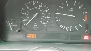 1990 BMW 535i Warm Start