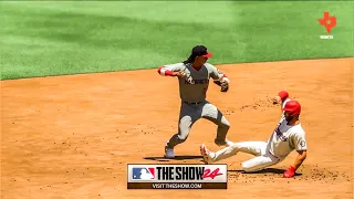 Washington Nationals vs Texas Rangers 5/2/2024 MLB The Show 24 Gameplay