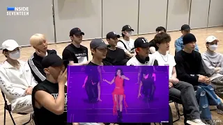 Seventeen reacting to Jisoo - Liar by Camilla Cabello perfoming at the BORN PINK Turne in Seoul