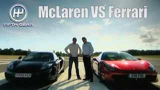 Tiff VS Jason in McLaren MP4-12C vs Ferrari 458 Italia the FULL challenge  | Fifth Gear Classic