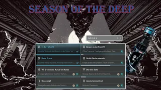 Destiny 2 |Season of The Deep |Saisonale Herausforderungen Woche 6 | Tipps & Tricks & Story