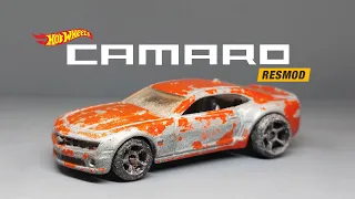 Hot Wheels 2010 Chevy Camaro SS Restoration & Modification by Tolle Garage