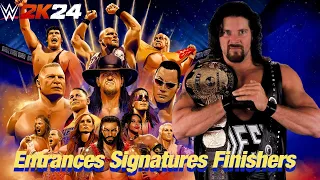 WWE 2K24 Entrances/Signatures/Finishers: Diesel