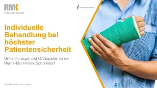 Die Unfallchirurgie und Orthopädie an der Rems-Murr-Klinik Schorndorf | Rems-Murr-Kliniken