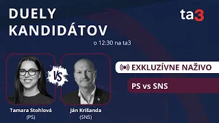 Duely kandidátov: Tamara Stohlová (Progresívne Slovensko) vs Ján Krišanda (SNS)