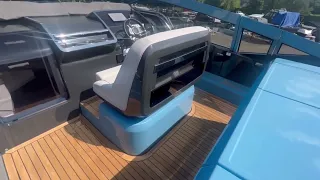 Fairline F//Line 33 in the sun! Check out this model available for sale. #fairline #yachts