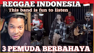 BIAR GENDUT TETAP KUCINTA || 3PEMUDA BERBAHAYA FEAT SALLSA BINTAN COVER - REACTION