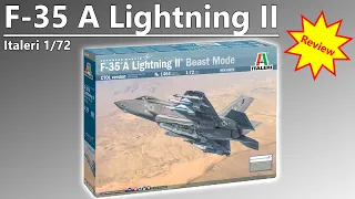 Unboxing ~ "Beast Mode" F-35 A - Italeri 1/72 Aircraft Model Kit Review