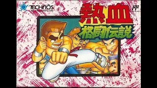 Let's Play  the wonderful fighting game Riki Kunio for NES - Nekketsu Kakutou Densetsu 2 - eng sub