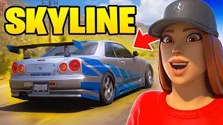 J’ai Conduit la SKYLINE R34 de PAUL WALKER sur Forza Horzion 5 😲 Volant T300RS (Incroyable 😍)