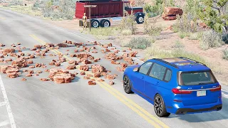 Mobil vs Rock #3 - BeamNG Drive