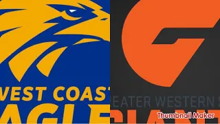 Round 13, 2021; West Coast Vs GWS Giants - AFL Evolution 2