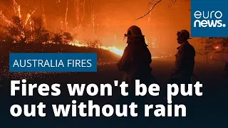 Only rain will put out Australia's raging bushfires, fire chiefs say