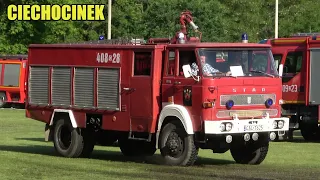 Wyjazd Alarmowy 46 wozów strażackich z OSP z pokazów w Ciechocinku!
