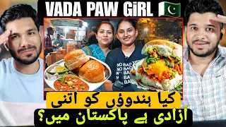 Indians Reacts to Hindu Girl Selling Vada Pav In Pakistan | Kavita Ka Dhaba