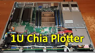 Building a Compact 1U Chia Plotting Server, Xeon E5-2699, 64GB DDR4, Only $625!